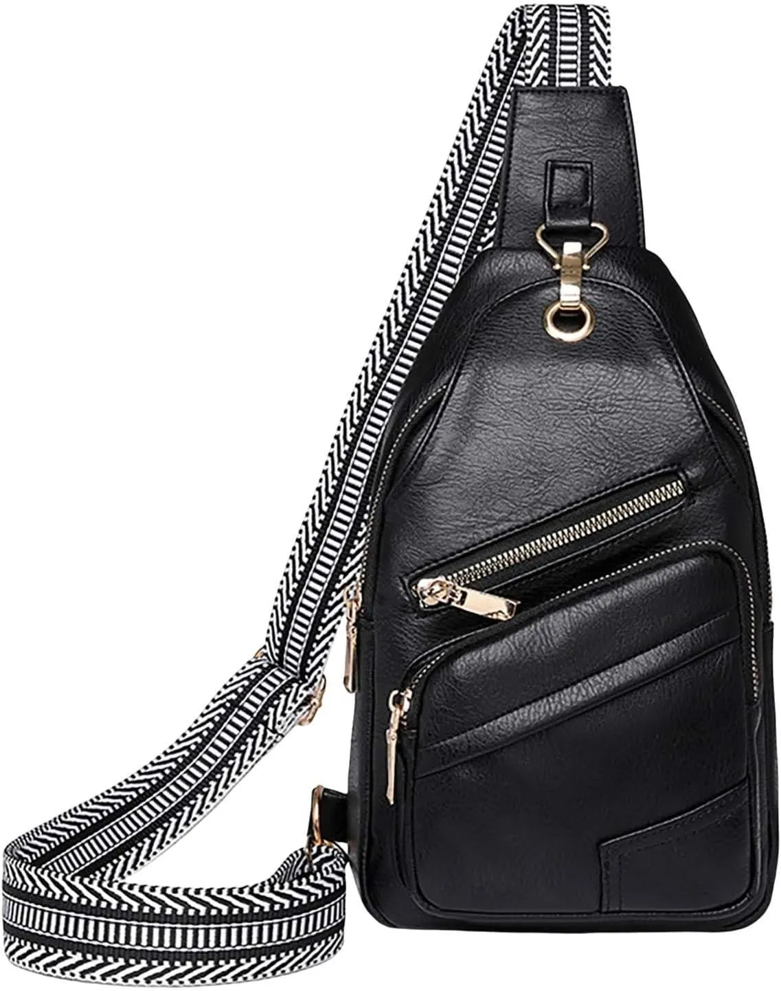 Small Sling Bag for Women And Men Mini Crossbody Phone Chest Purses Casual Fashion Daily Travel Bags with Guitar Straps