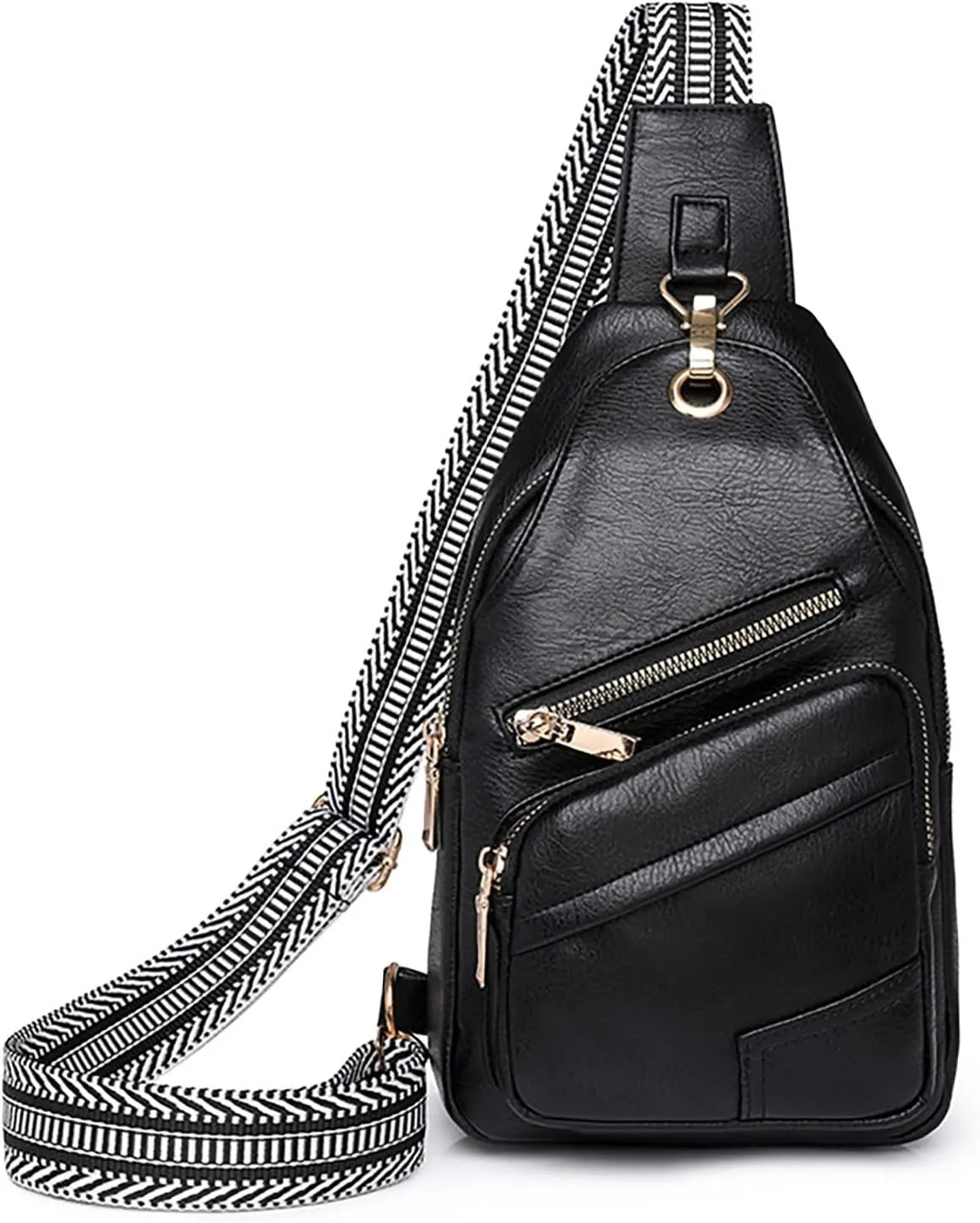 Small Sling Bag for Women And Men Mini Crossbody Phone Chest Purses Casual Fashion Daily Travel Bags with Guitar Straps