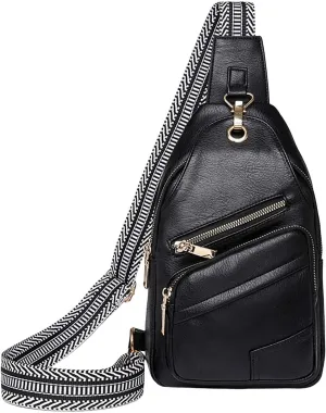 Small Sling Bag for Women And Men Mini Crossbody Phone Chest Purses Casual Fashion Daily Travel Bags with Guitar Straps
