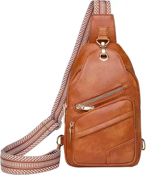 Small Sling Bag for Women And Men Mini Crossbody Phone Chest Purses Casual Fashion Daily Travel Bags with Guitar Straps