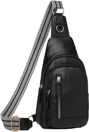 Small Sling Bag for Women Faux Pu Leather Sling Crossbody Bags Fashion Daily Use Travel Bag with Adjustable Strap
