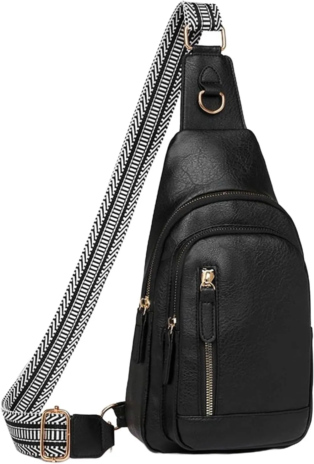 Small Sling Bag for Women Faux Pu Leather Sling Crossbody Bags Fashion Daily Use Travel Bag with Adjustable Strap