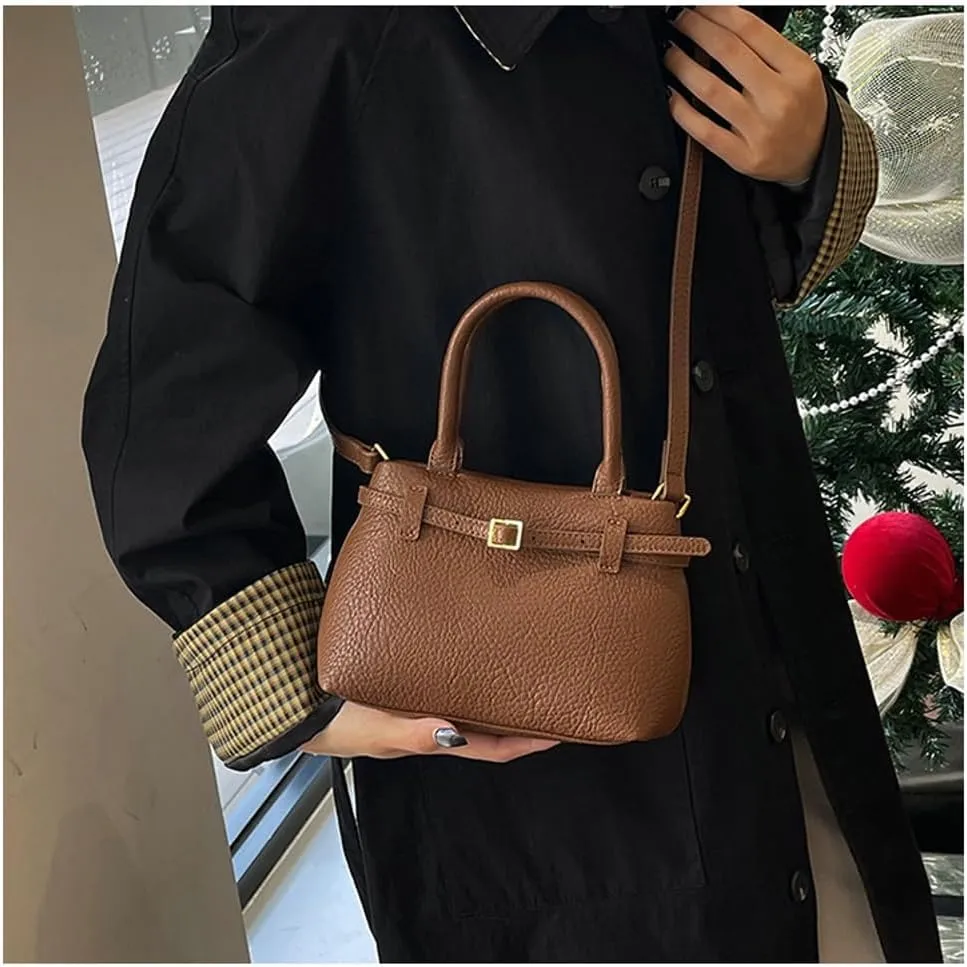 Small Tote Bag Hobo Bags Women Trendy PU Leather Underarm Crescent Shoulder Bag Cute Crossbody Purse Tote Handbag 2025