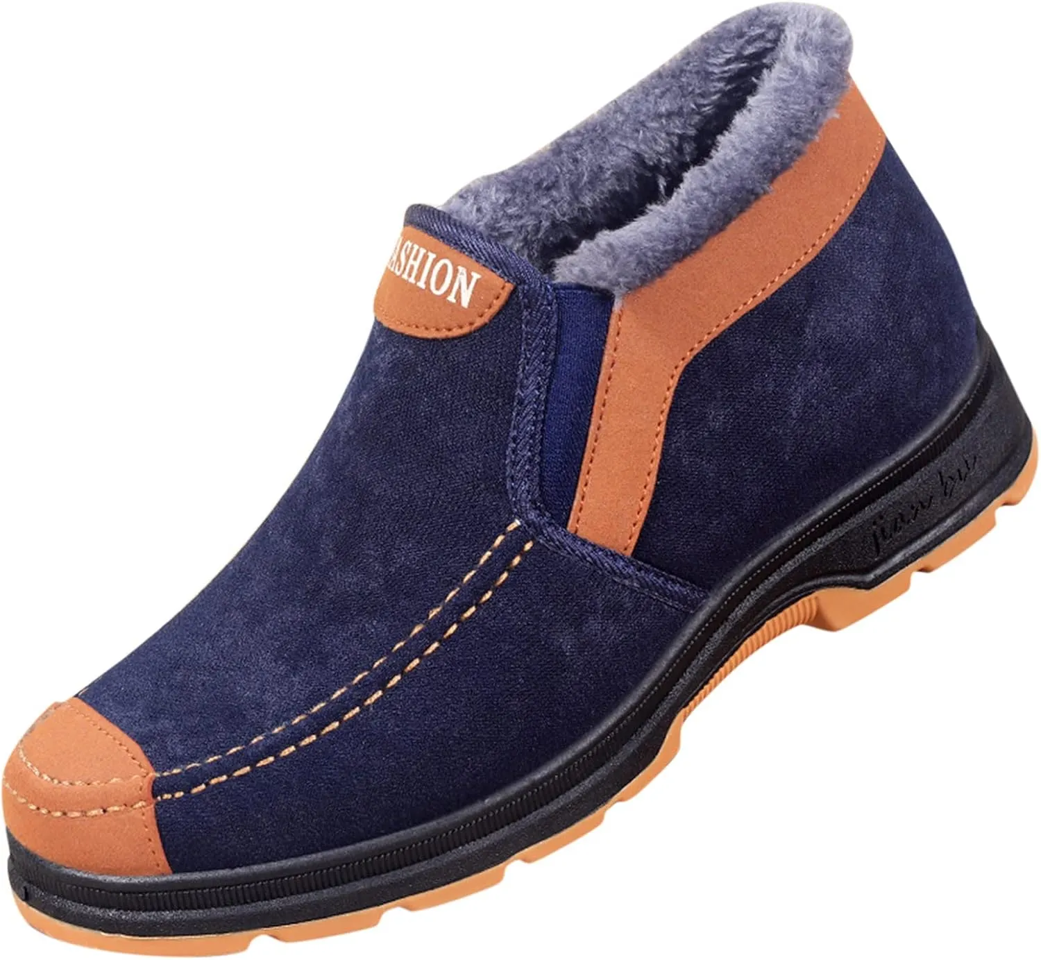 Snow Boots for Women Waterproof Non Slip Tall Slip on Winter Boots for Women Waterproof Furry Winter Boots Boots for Snow Women Botas Termicas Para Mujer De Trabajo