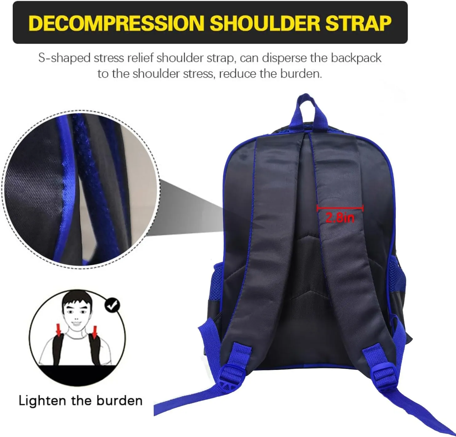 Soccer Backpack Laptop Backpack For Men Women, Soccer Backpacks Shoulder Bag For Travel Hiking Camping Daypack