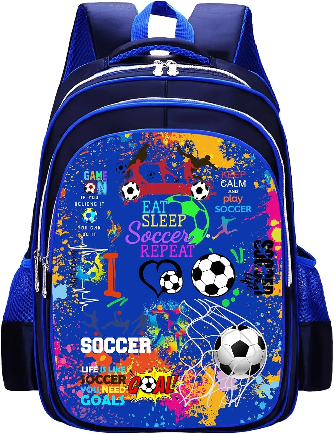 Soccer Backpack Laptop Backpack For Men Women, Soccer Backpacks Shoulder Bag For Travel Hiking Camping Daypack