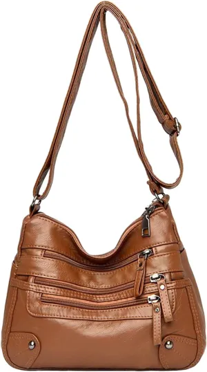 Soft Hobo Bags for Women Purses and Handbags Shoulder Satchel Bag Blue