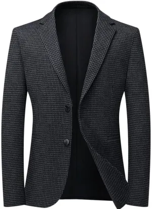 Stylish Mens Travel Blazers Business Casual Men Suit Sport Coat Elegant Notched Lapel Suit Jackets