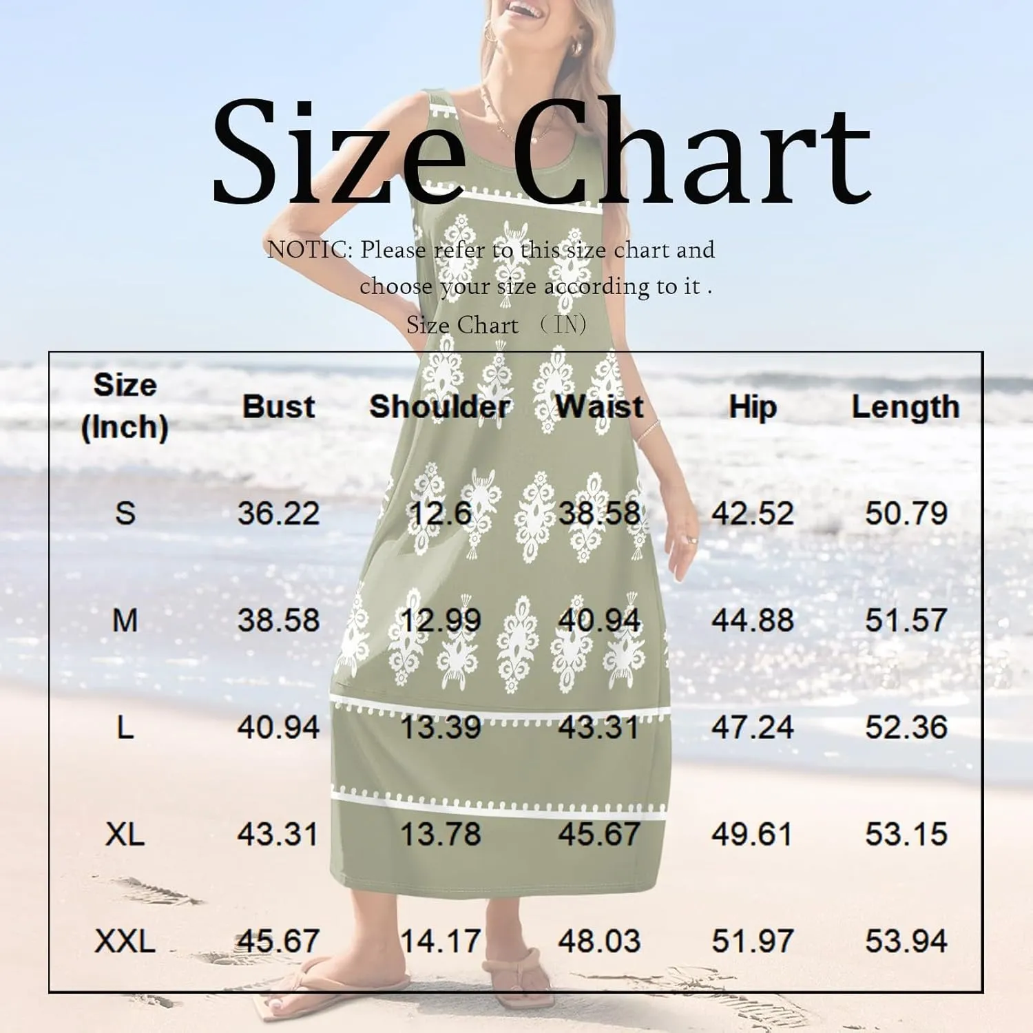 Summer Dresses for Women 2025 Sleeveless Bohemian Maxi Dress with Pockets Floral Print Maxi Sundress Beach Vacation