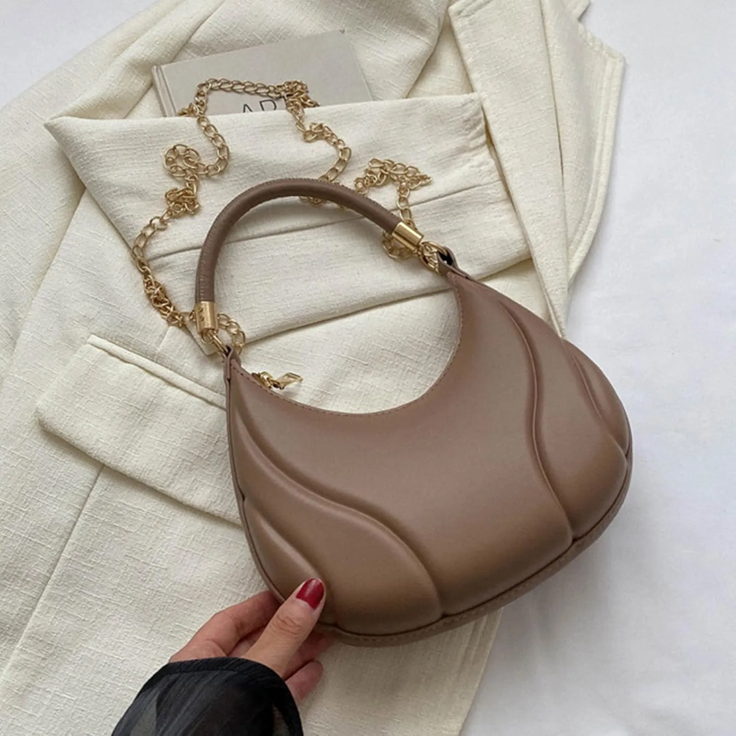 Summer Purses for Women 2025 Crossbody Fabric Nylon Multi Pocket Crossbody Bags Carry on Bag for Airplanes Women(Khaki)