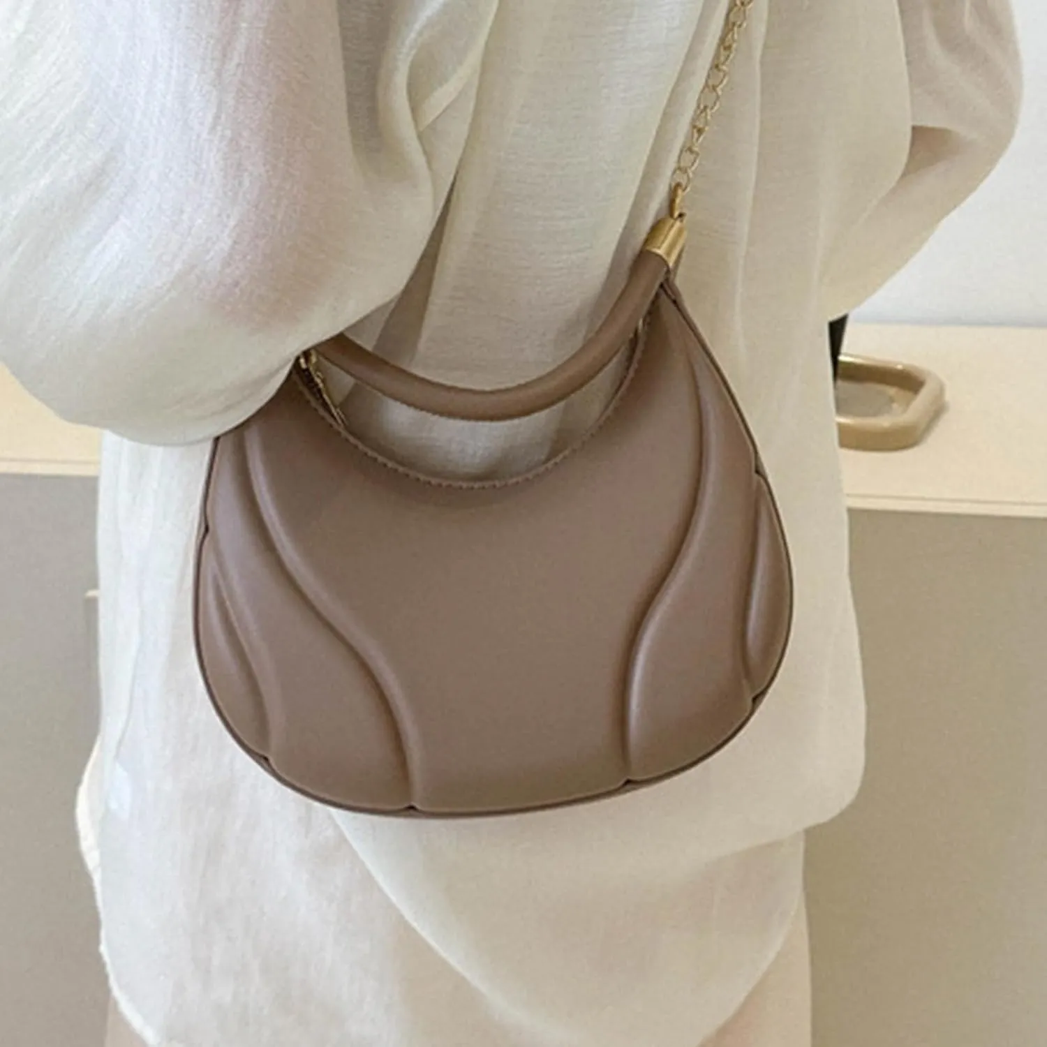 Summer Purses for Women 2025 Crossbody Fabric Nylon Multi Pocket Crossbody Bags Carry on Bag for Airplanes Women(Khaki)