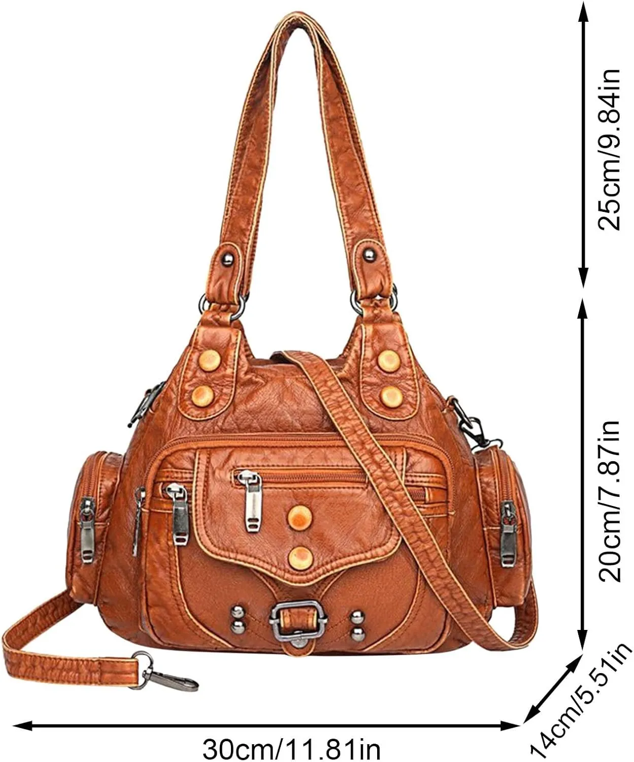 Summer Purses for Women 2025 Crossbody Retro Studded Crossbody Bags Small Shoulder Purses Womens Shoulder Purse(Black)