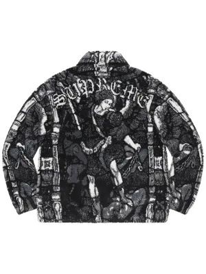 Supreme Saint Michael Fleece Jacket Black [SS21]