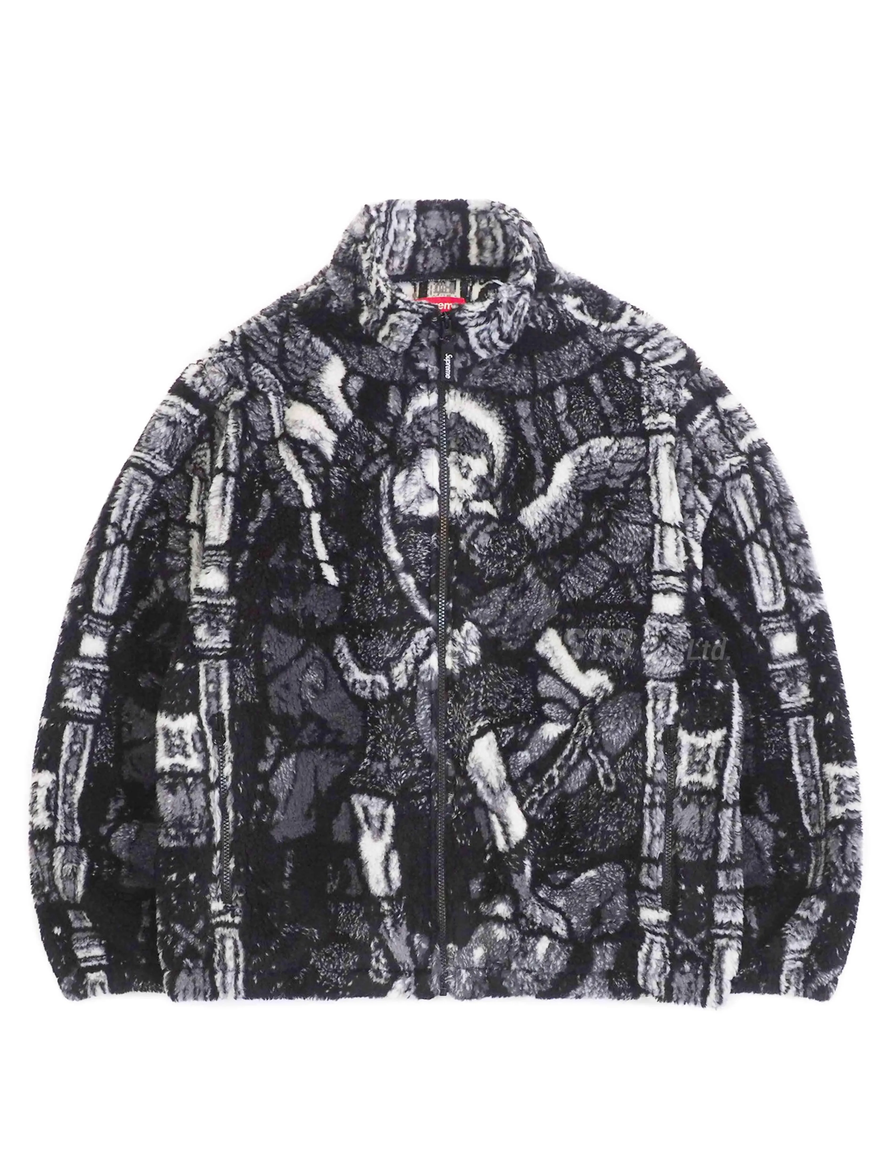 Supreme Saint Michael Fleece Jacket Black [SS21]