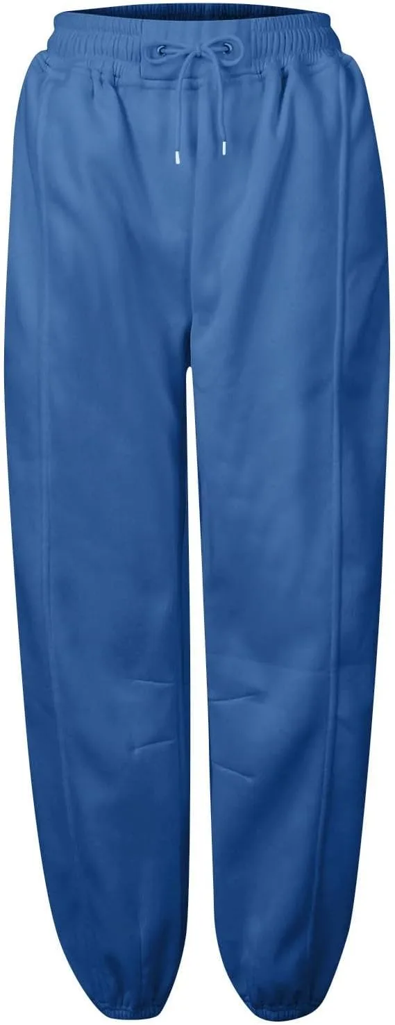 Sweatpants Women Tall Jogger Fall Work Pants Lounge Elastic Waist Drawstring Casual Trouser Pants with Pocket 2024