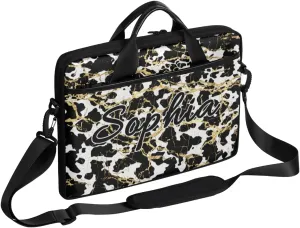 TropicalLife Personalized Laptop Bag 15 Inch Custom Sleeve Case with Handle Shoulder Strap Computer Messenger Bag