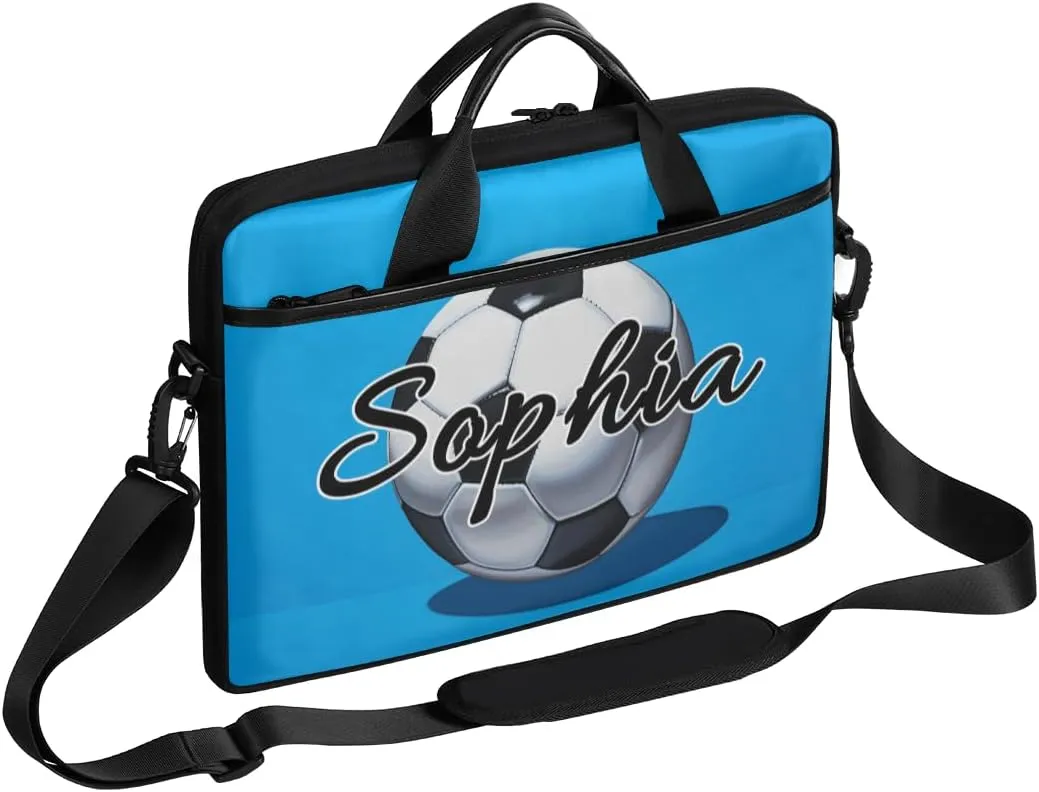 TropicalLife Personalized Laptop Bag 15 Inch Custom Sleeve Case with Handle Shoulder Strap Computer Messenger Bag