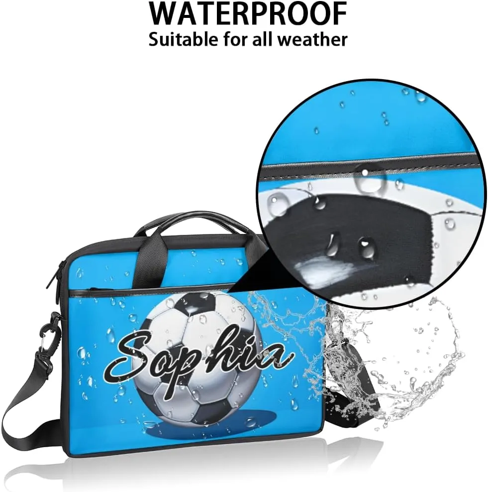 TropicalLife Personalized Laptop Bag 15 Inch Custom Sleeve Case with Handle Shoulder Strap Computer Messenger Bag