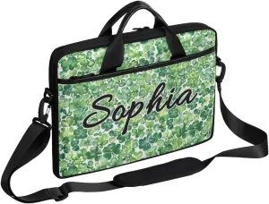 TropicalLife Personalized Laptop Bag 15 Inch Custom Sleeve Case with Handle Shoulder Strap Computer Messenger Bag