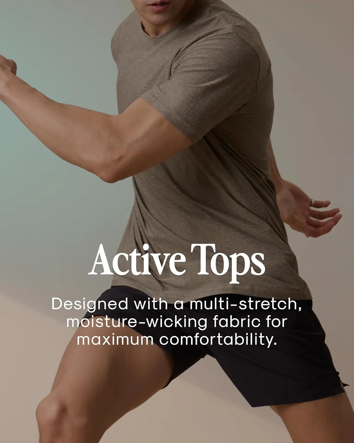 True Classic Workout Shirts for Men - Athletic Tops & Gym Shirts for Men, Quick-Dry Mens Workout Shirt Base Layer