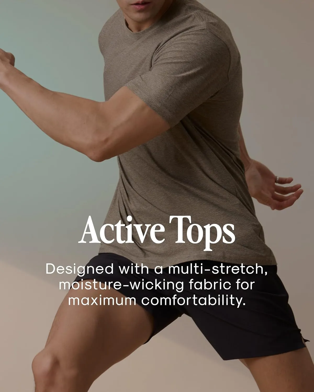 True Classic Workout Shirts for Men - Athletic Tops & Gym Shirts for Men, Quick-Dry Mens Workout Shirt Base Layer