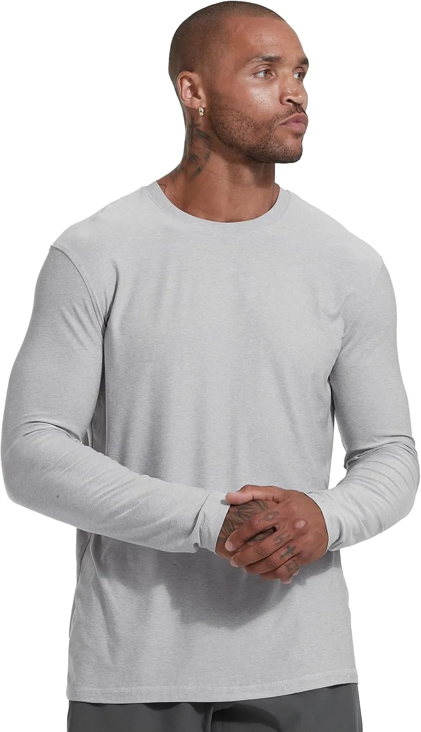 True Classic Workout Shirts for Men - Athletic Tops & Gym Shirts for Men, Quick-Dry Mens Workout Shirt Base Layer