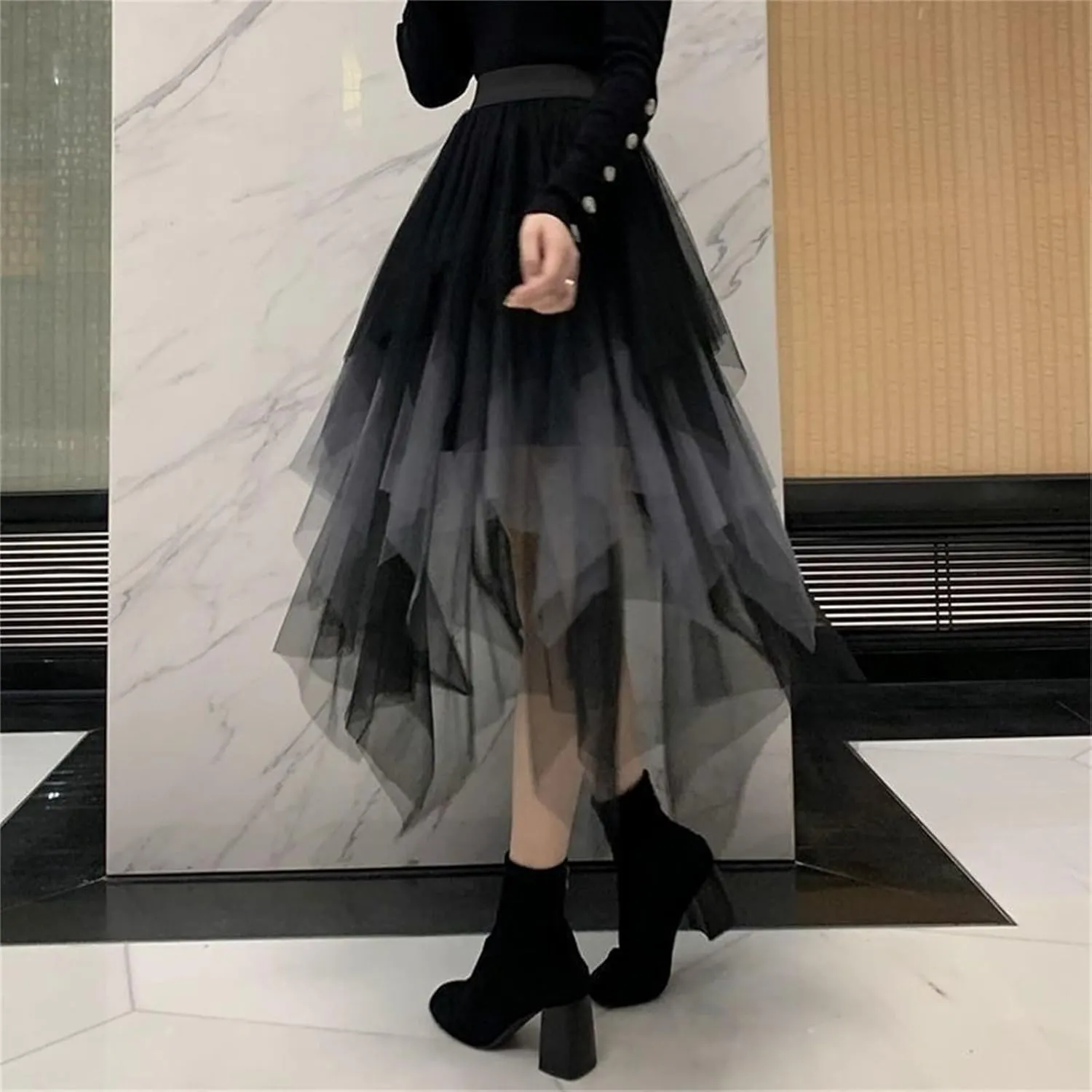 Tulle Skirt for Women Layered Tutu Skirt Puffy Fairy Skirts Mesh Tiered Skirts Party Skirts Rave Skirts