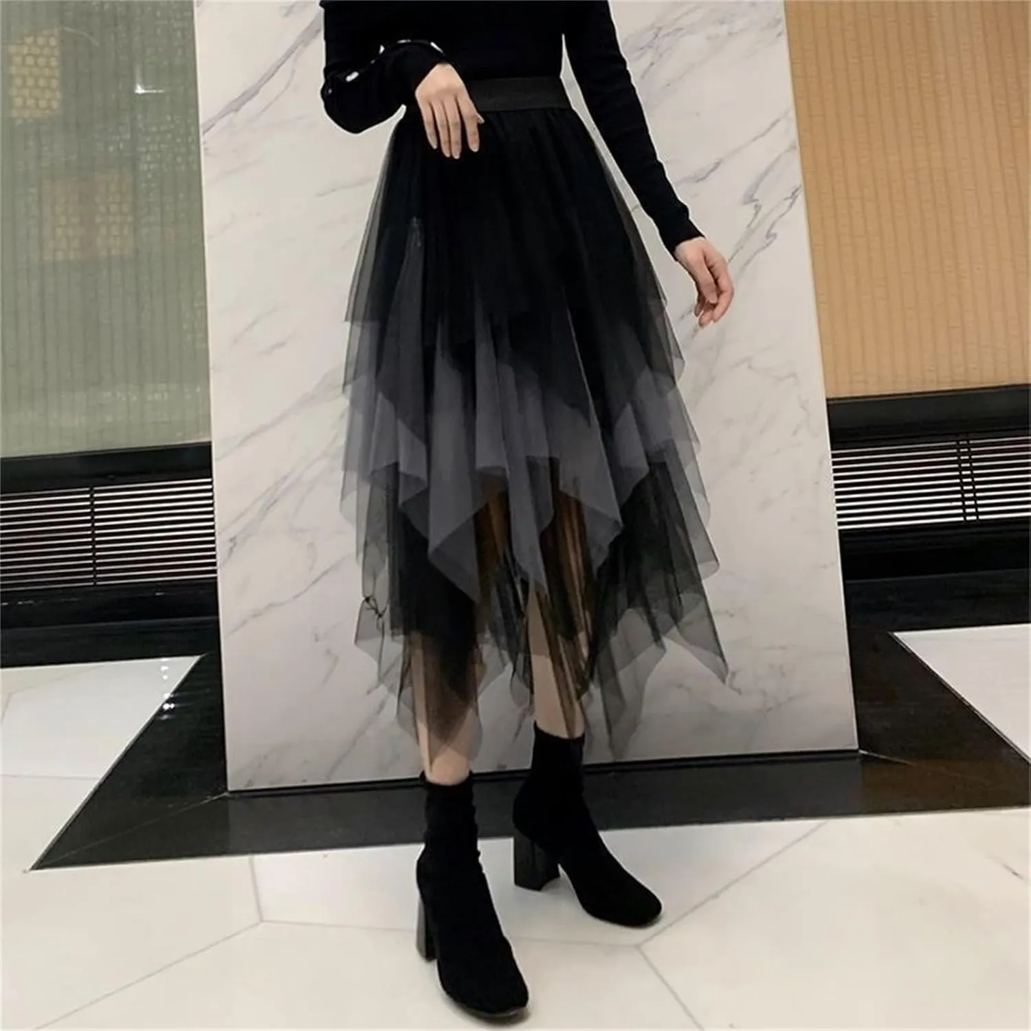 Tulle Skirt for Women Layered Tutu Skirt Puffy Fairy Skirts Mesh Tiered Skirts Party Skirts Rave Skirts