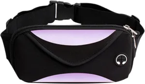 Unisex Pockets Men's Pockets Women's Belt Pockets Men's Mobile Wallet Waist Pack with Water Bottle Holder for Hiking (Purple, One Size)