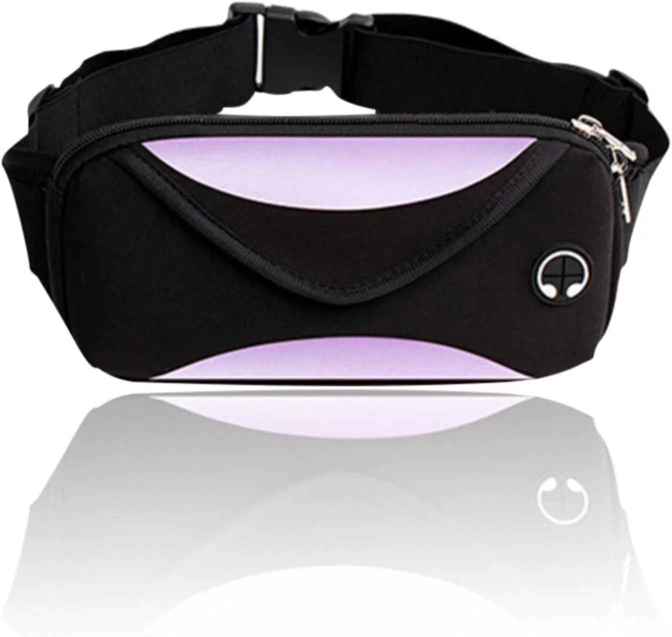 Unisex Pockets Men's Pockets Women's Belt Pockets Men's Mobile Wallet Waist Pack with Water Bottle Holder for Hiking (Purple, One Size)