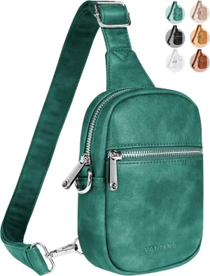 Vantamo Small Crossbody Bags for Women, Sling Bag with RFID & Anti-Pickpocket Clip, Adjustable Strap Cross Body Packs