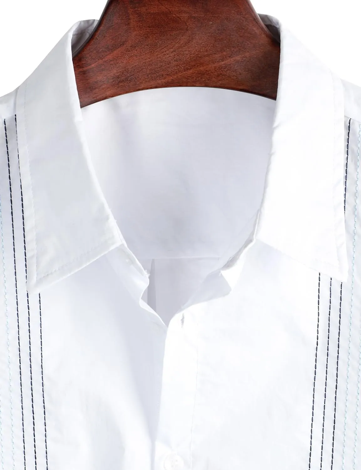 VATPAVE Mens Hawaiian Cotton Linen Shirts Casual Short Sleeve Button Down Shirts Summer Beach Embroidered Shirts