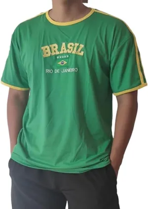 Vintage Graphic Baby Tees for Women Brazil Shirt Y2k Tops Baby Crop Tees 90s Summer Going Out Tops Streetwear Shirts