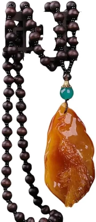 Vintage Nepal Long Buddhist Mala Wood Beaded Pendant & Necklace Ethnic Bohemian Buddha Lucky Jewelry For Women Men DANS03041