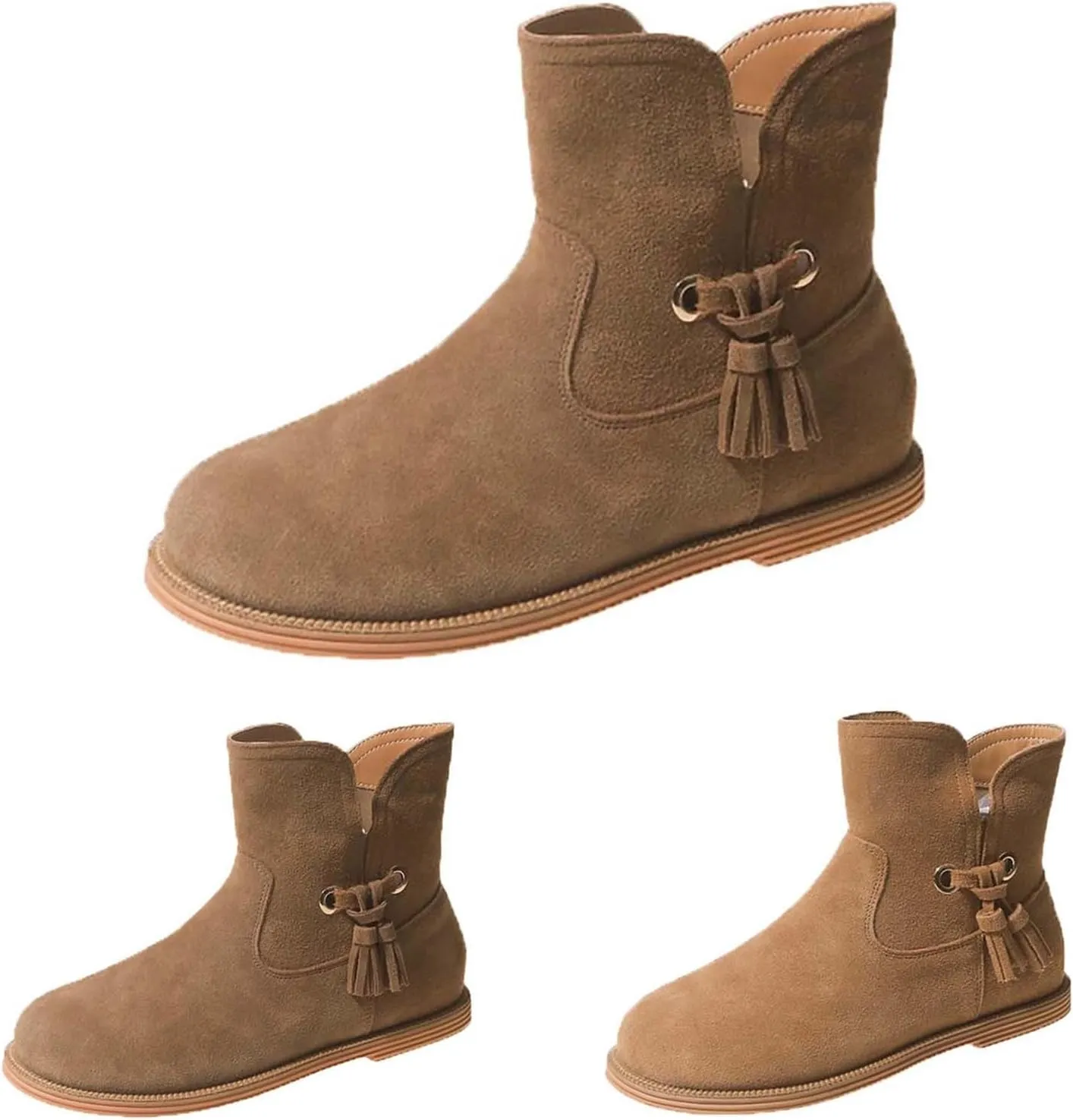 Wedge Ankle Boots Low Heel Cowboy Boots for Women Heeled Booties Womens Black Booties Low Heel Womens Ankle Boots with Heel Size 5 Brown Heeled Ankle Boots for Women