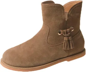 Wedge Ankle Boots Low Heel Cowboy Boots for Women Heeled Booties Womens Black Booties Low Heel Womens Ankle Boots with Heel Size 5 Brown Heeled Ankle Boots for Women