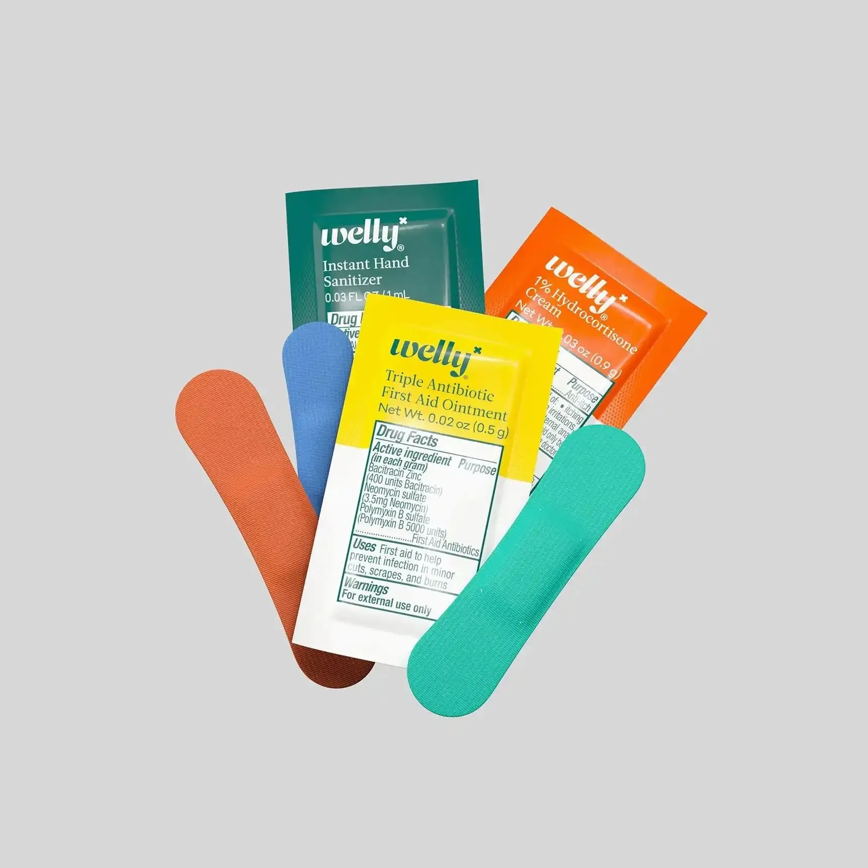 Welly Human Repair Kit First Aid Travel Kit, 42 Count
