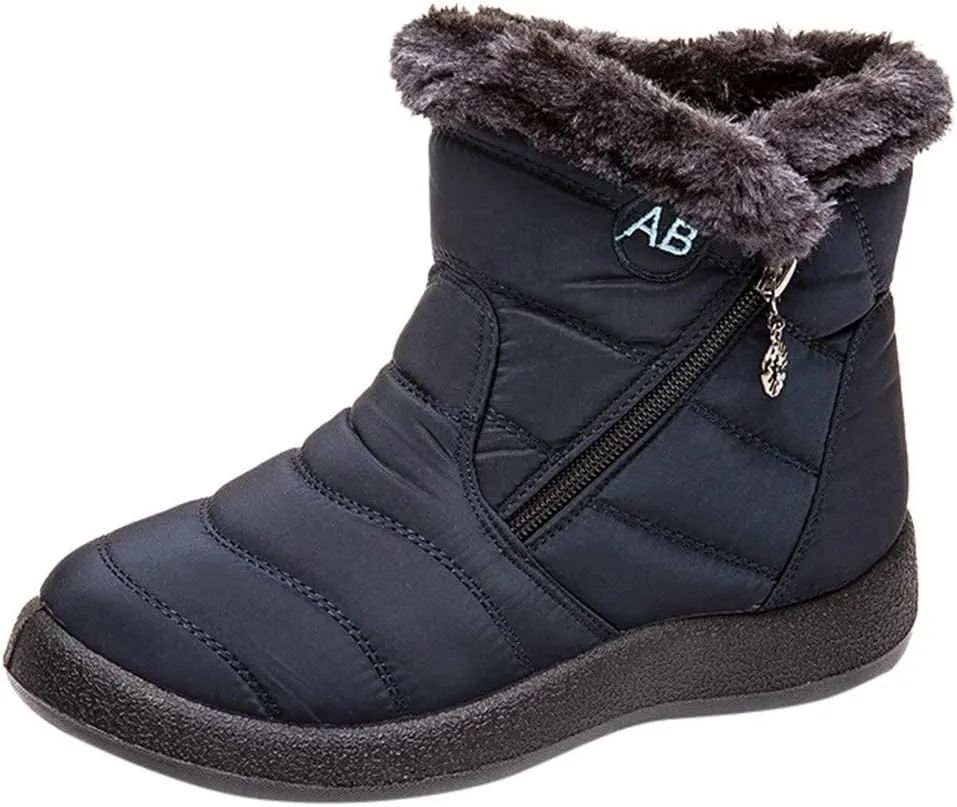 Wide Width Snow Boots Women 11 Womens White Snow Boots Size 12 Fashion Winter Boots for Women 2023 Mid Calf Winter Boots for Women Snow Shoes for Women Purple