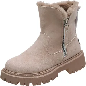 Winter Ankle Boots for Women Waterproof Snow Size 11 Lightweight Women Snow Boots Calf High Winter Boots Waterproof Insulated Zapatos Para Nieve De Mujer Botas De Invierno Para Mujeres