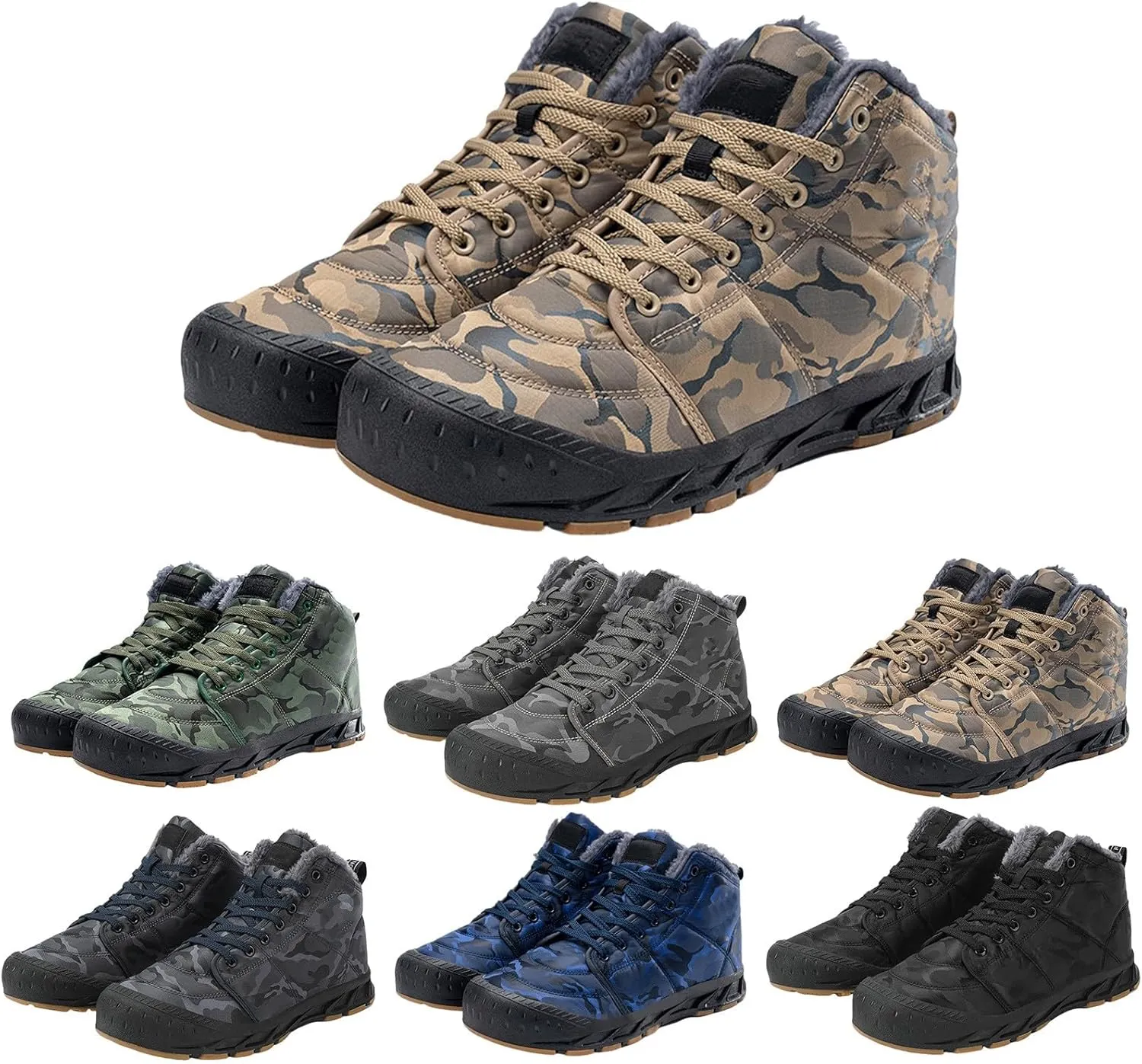Winter Boots for Men Women's Snow Boots Size 8.5 Furry Boots Duck Boots Women's Classic Mini Boots Winter Suede Anti-Slip Ankle Snow Boots of Today