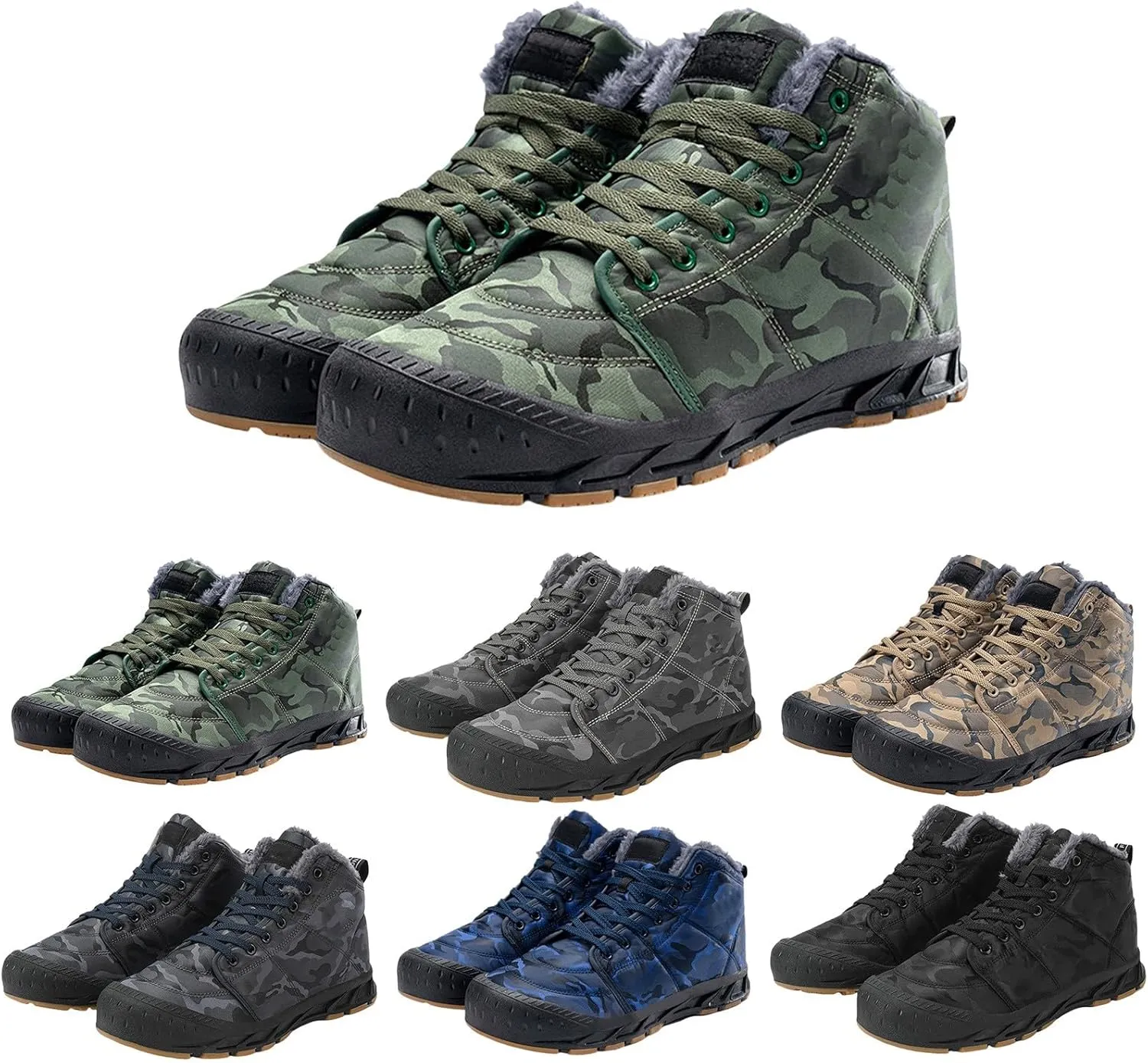 Winter Boots for Men Women's Snow Boots Size 8.5 Furry Boots Duck Boots Women's Classic Mini Boots Winter Suede Anti-Slip Ankle Snow Boots of Today