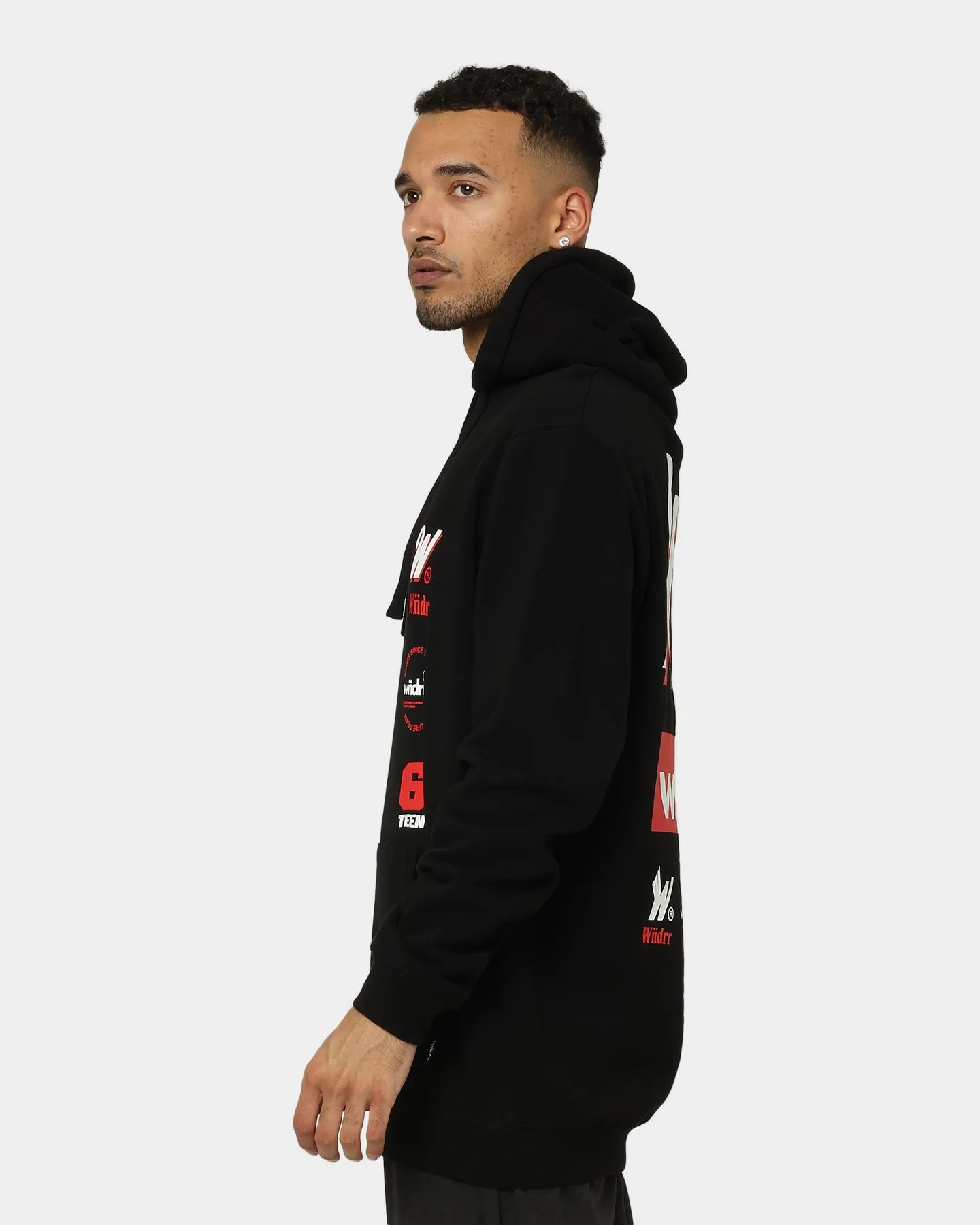 WNDRR Slender Hoodie Black