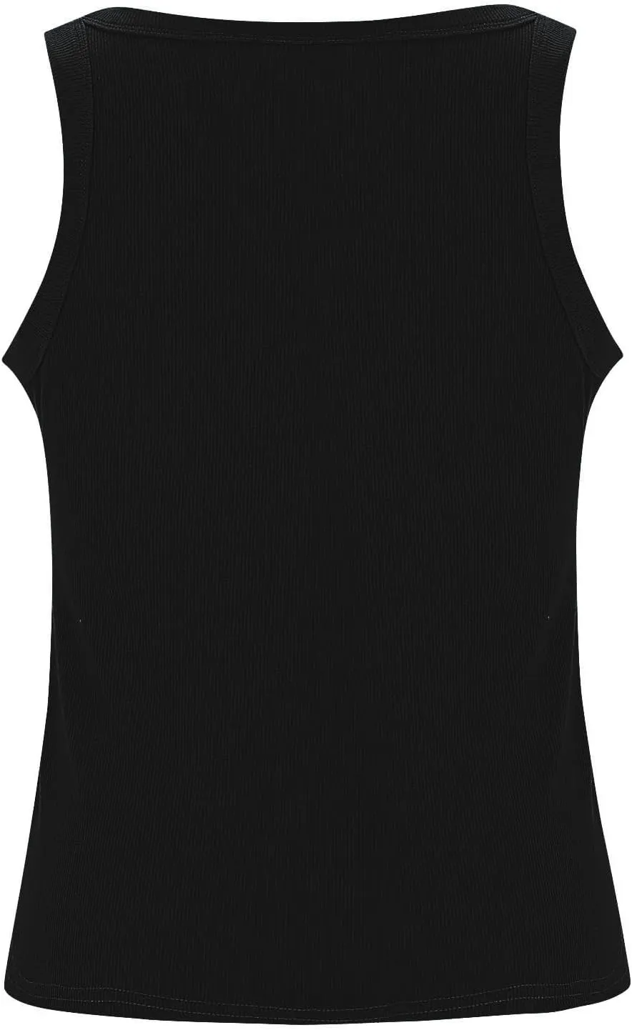 Women 2025 Sleeveless Cropped Tank Ribbed Knit Camisole with Built in Bra Crew Neck Stretch Streetwear Tanks