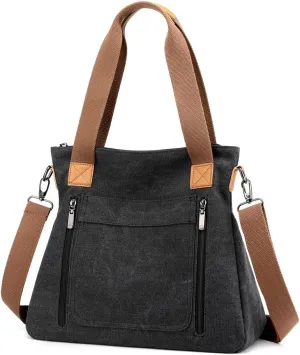 Women Canvas Shoulder bags Hobo Tote Bags Casual Satchel Handbags Crossbody Shopper Bags