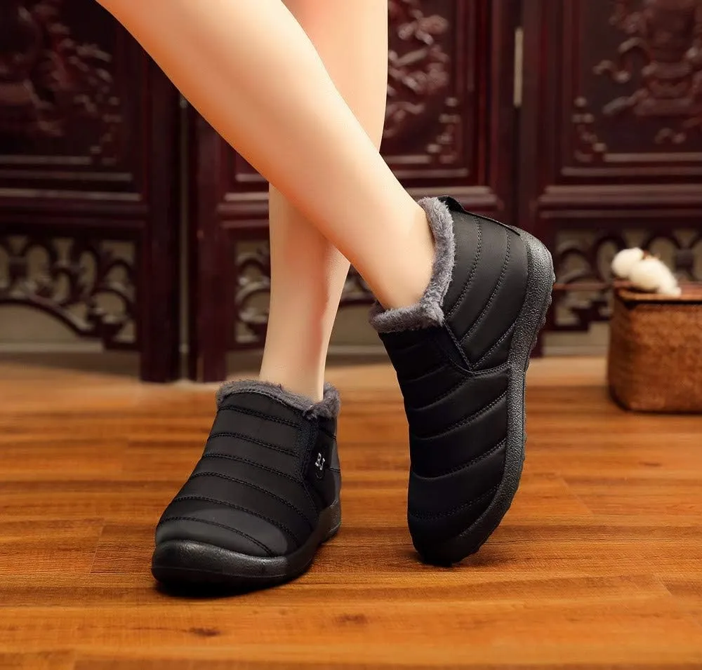 Women Snow Boots Waterproof Tall Slip on Winter Boots for Women Waterproof Snow Non Slip Snow Boots Womens Tall Womens Hunting Boots Waterproof Insulated Botas De Invierno Para Mujer Elegantes Largas