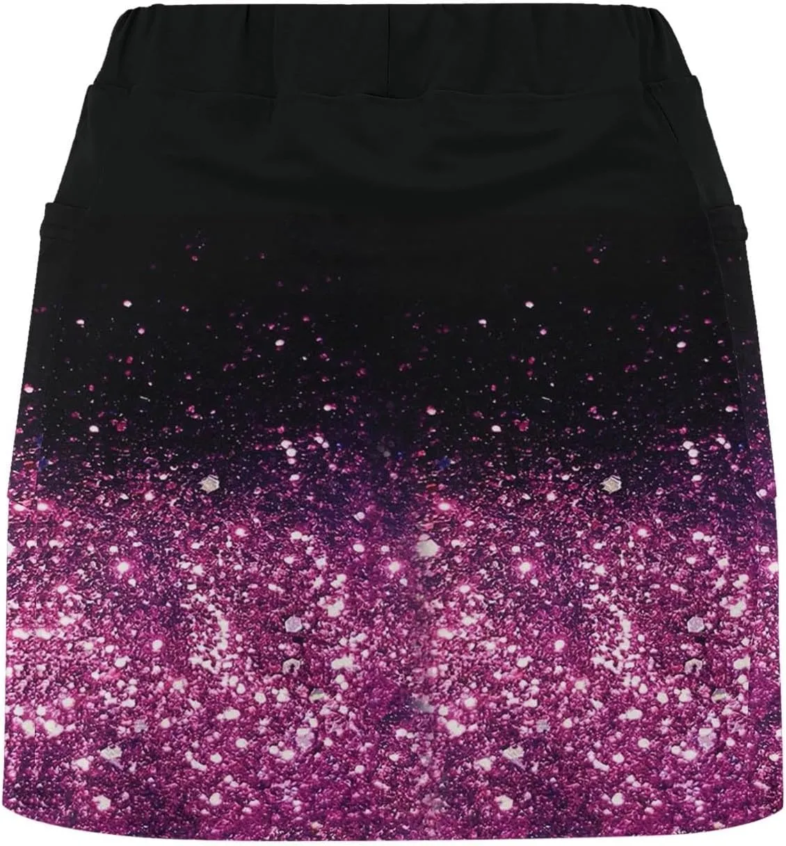 Womens Golf Skirts Skorts with Pockets 2025 New Casual Gradient Print High Waisted Tennis Skorts Gym Athletic Mini Yoga Skirt