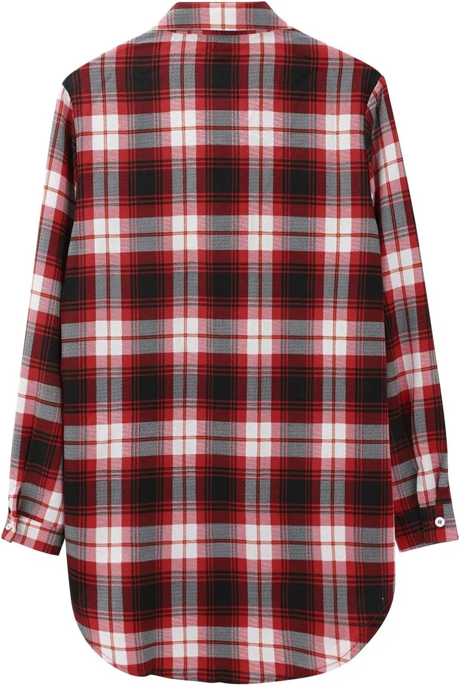 Womens Lightweight Long Sleeve Cardigans with Pockets Casual Soft Open Front Plaid Shirt Fall Long Cardigan Duster