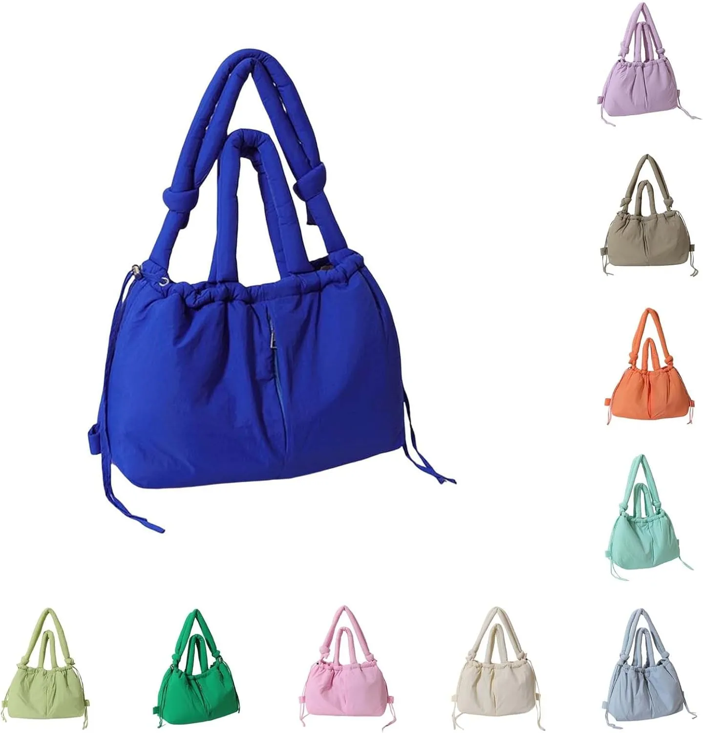 Women's Purses And Handbags Small Capacity Lightweight Drawstring PUffer Tote Bag Casual Fashion Daily Handbag