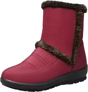 Women's Snow Boots Waterproof Snow Boots Warm Ankle Shoes Cold Weather Outdoor Work Boots Teens Winter Boots