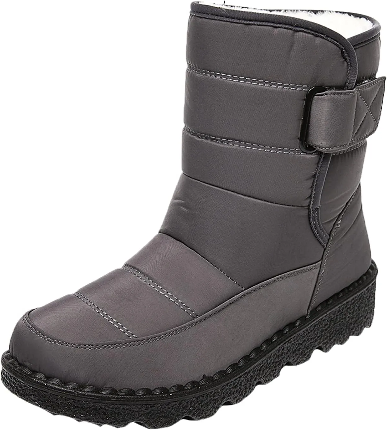 Womens Snow Boots Wide Width Zipper Size 9 Wide Calf Snow Boots for Woman Waterproof Snow Shoes for Women Outdoor Boots Women Knee High Waterproof Womens Boots Size 11